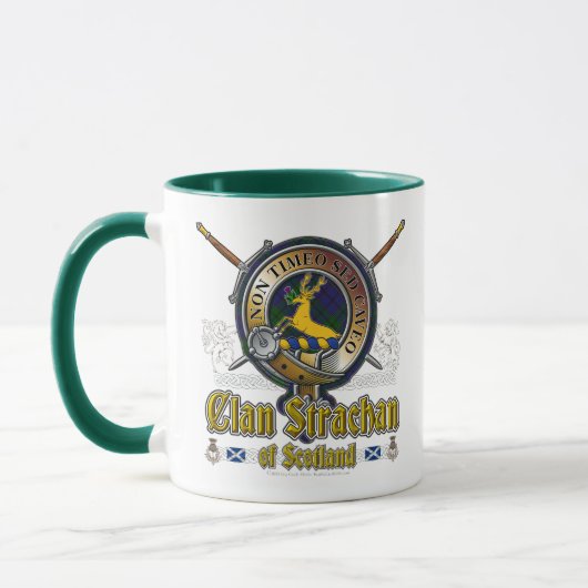 Mug Badge du clan Strachan (Gauche)