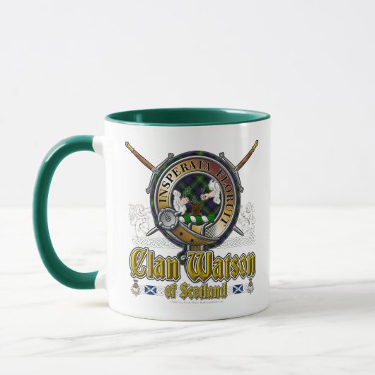 Mug Badge du clan Watson (Gauche)