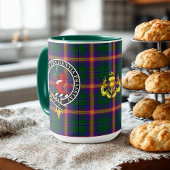 Mug Badge et tartan de clan Young 