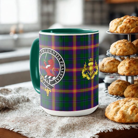 Mug Badge et tartan de clan Young