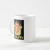 Mug Badge la police norvégienne, Norvège (Devant gauche)