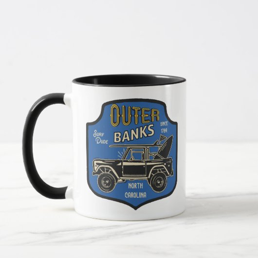 Mug Badge NC des banques extérieures (Gauche)