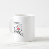 Mug Badge Oldtimer 2cv fabrique en France (Devant gauche)