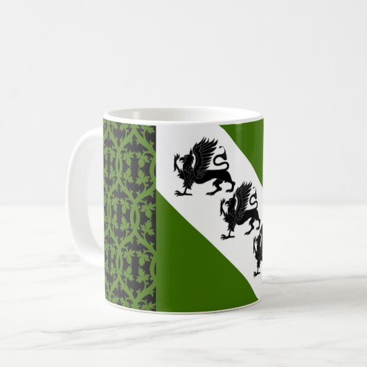 Mug Badge Populace du canton de Gryphonwald (Devant gauche)