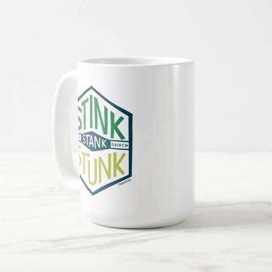 Mug Badge Stink Stank Stunk (Devant gauche)