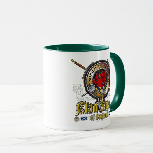 Mug Badge Stuart Clan (Devant droit)