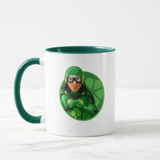 Mug Badge vert Carapace (Gauche)
