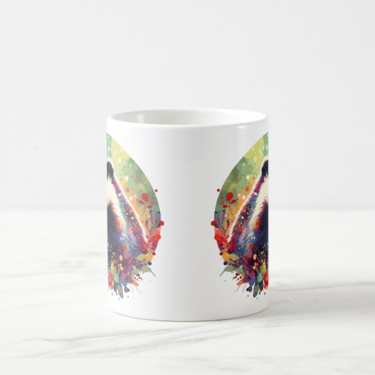 Mug Badger et Fleur sauvage (Centre)