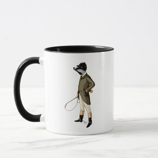 Mug Badger Le Rider Complet (Gauche)