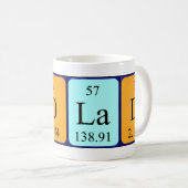 Mug BadLad, volume de phrase de table périodique (Devant droit)