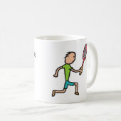 Mug Badminton (Devant droit)