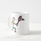 Mug Badminton (Devant gauche)