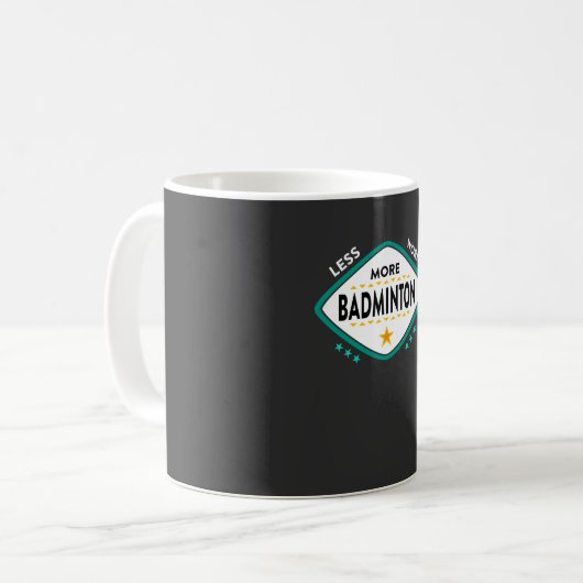 Mug Badminton (Devant gauche)