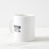 Mug Badminton 4 Life Graphic Badminton Player Shuttle  (Devant gauche)