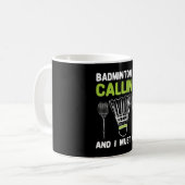 Mug Badminton - Badminton (Devant gauche)
