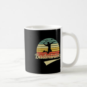 Mug Badminton Badminton Vintage Joueur de Badminton Sp
