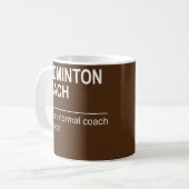 Mug Badminton Coach Noun Définition Shuttlecock (Devant gauche)