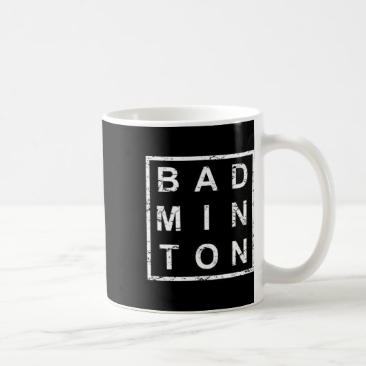 Mug Badminton élégant (Droite)