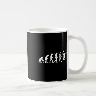Mug Badminton Evolution Jersey Tee Funny Rackets Ball