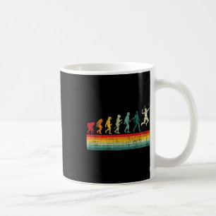 Mug Badminton Evolution - Retro Sports Lover Shuttle