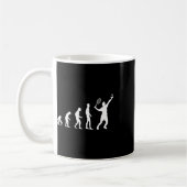 Mug Badminton Evolution Shuttle amusant (Gauche)