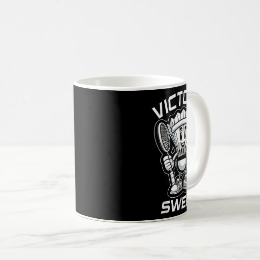 Mug Badminton Forever Cartoon Shuttle And Racket Graph (Devant droit)