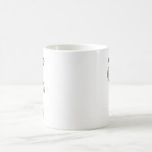 Mug Badminton Forever Cartoon Shuttle Et Racket Graphe (Centre)