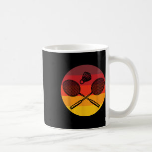 Mug Badminton Graphic Badminton Player Navette Sports