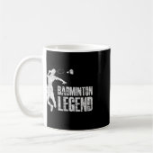Mug Badminton Legend _ Racket Shuttle _ Badminton Play (Gauche)