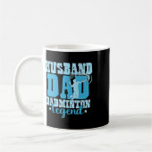 Mug Badminton Legends Retro Shuttle Hommes's Badminto (Gauche)