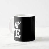 Mug Badminton Love (Devant gauche)