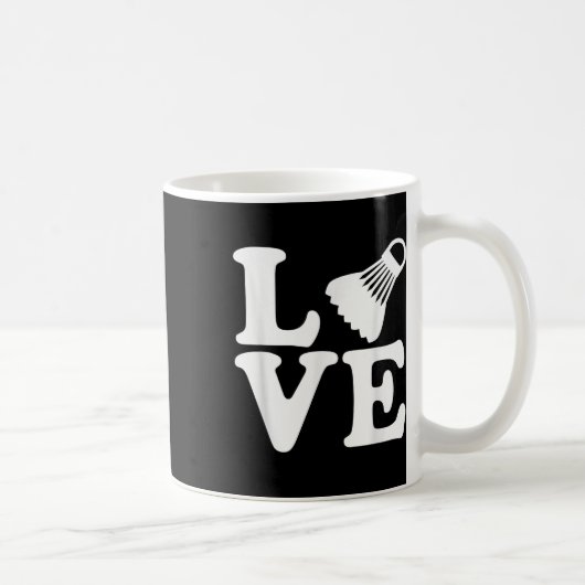 Mug Badminton Love (Droite)