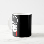 Mug Badminton Love (Devant gauche)