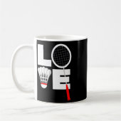 Mug Badminton Love (Gauche)