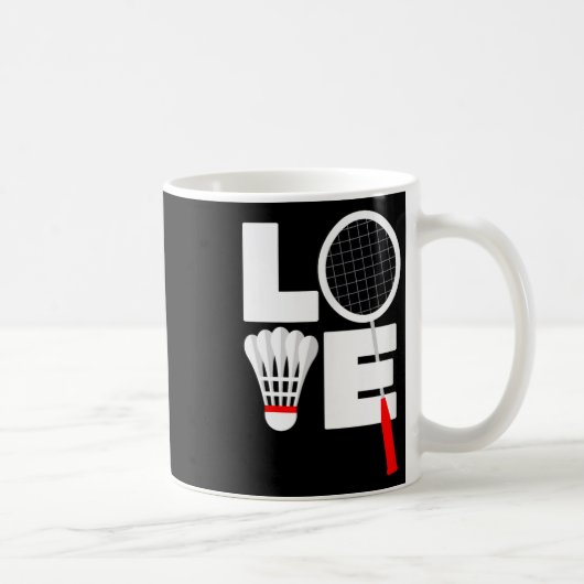 Mug Badminton Love (Droite)