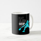 Mug Badminton Mange Sleep Drop Répéter (Devant droit)