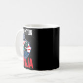 Mug Badminton Ninja Chemise Funny Joueur Badminton Bad (Devant gauche)