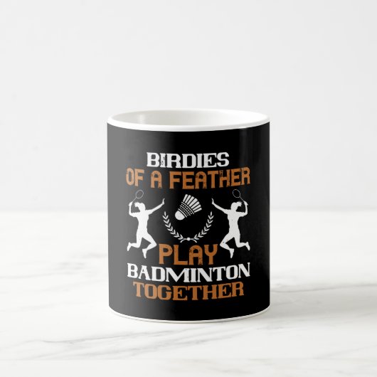 Mug Badminton - Oiseaux d'une plume (Centre)