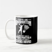 Mug Badminton Player Good Hand Shuttle Player Badminto (Gauche)