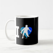 Mug Badminton Player Squash Mens Shuttle Badminton  (Gauche)