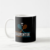 Mug Badminton Racket Shutt Team Coach Badminton Play (Gauche)