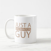 Mug Badminton Shuttle Team - Player Just A Badminton G (Gauche)