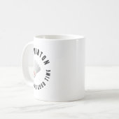 Mug Badminton Smashing Bon Temps (Devant gauche)
