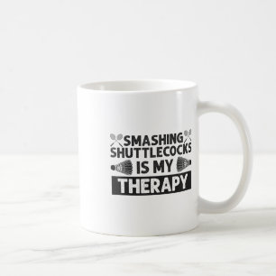 Mug Badminton Smashtles Racquet Sport