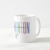 Mug Badminton Sportif & Élégant (Devant droit)