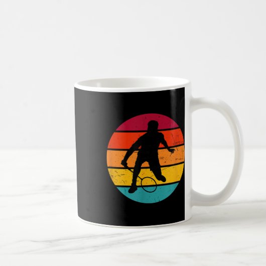 Mug Badminton Squash Shutting Womens Badminton Player (Droite)