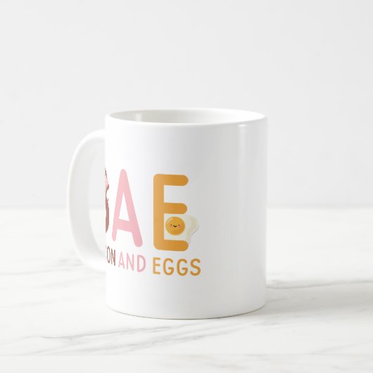 Mug BAE Bacon Et Oeufs (Devant gauche)