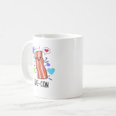 Mug Bae-con Funny Bacon Pun (Devant gauche)