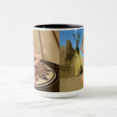 MUG BAGARRE DE CHATS DANS UN TIPI (Centre)