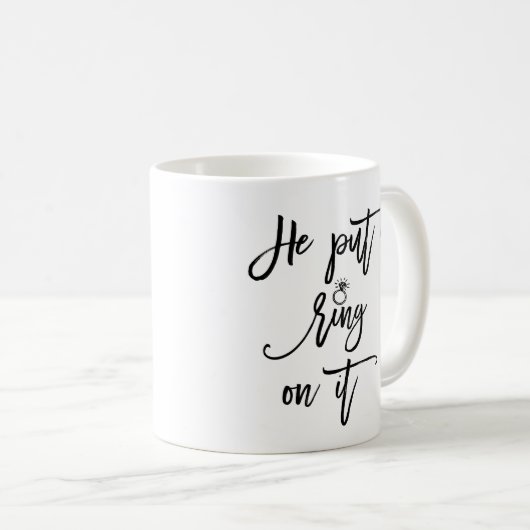 Mug Bague de fiançailles (Devant droit)
